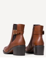 Μποτάκι με Τοκά στο πλάι και φερμουάρ - Ταμπά - Image 3