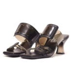 Gabriela Valeri Handmade Κίτρινη Γόβα με Κροσσάκια