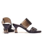 Gabriela Valeri Handmade Κίτρινη Γόβα με Κροσσάκια