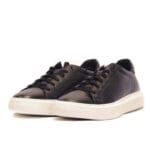 Geox Αντρικό Μαύρο Sneakers με Άσπρη Σόλα