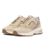 Geox Γυναικείο Sneaker Μπεζ με Αερόσολα