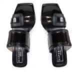 Hispanitas Μαύρες Mules με Διάφανο Τακούνι