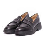 Repo Γυναικεία Μαύρα Loafers με Φυσική Gel Σόλα