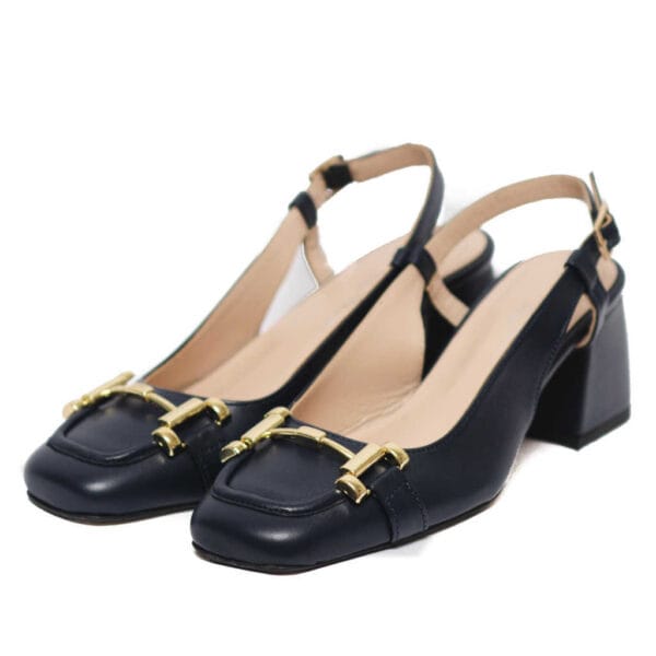 Gabriela Valeri Handcrafted Μπλε Πέδιλο με Αλυσιδάκι