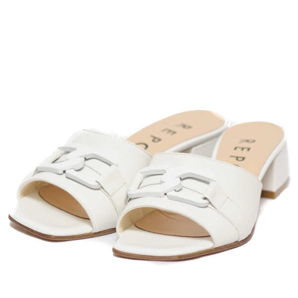 Repo Γυναικεία Άσπρη Παντόφλα