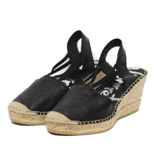 Vidorreta Γυναικεία Μαύρη Εσπαντρίγια με Σχέδιο