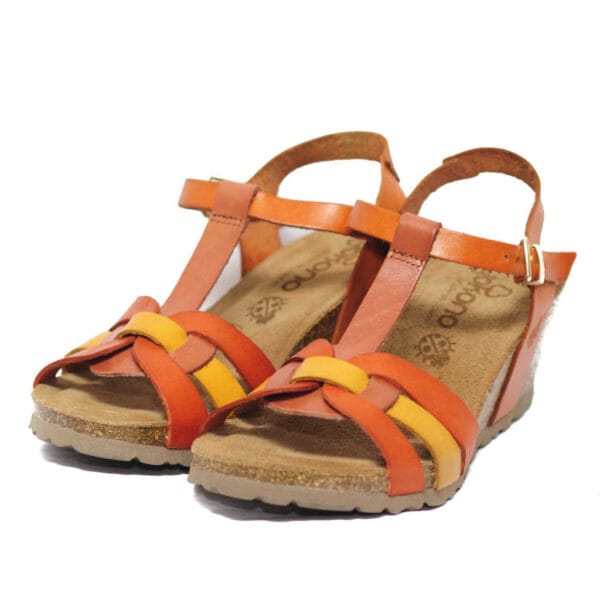 Yokono Γυναικεία Ανατομικά Δίχρωμα Πέδιλα