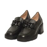 Hispanitas Γυναικεία Μαύρη Γόβα με Αλυσιδάκι