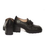 Hispanitas Γυναικεία Μαύρη Γόβα με Αλυσιδάκι