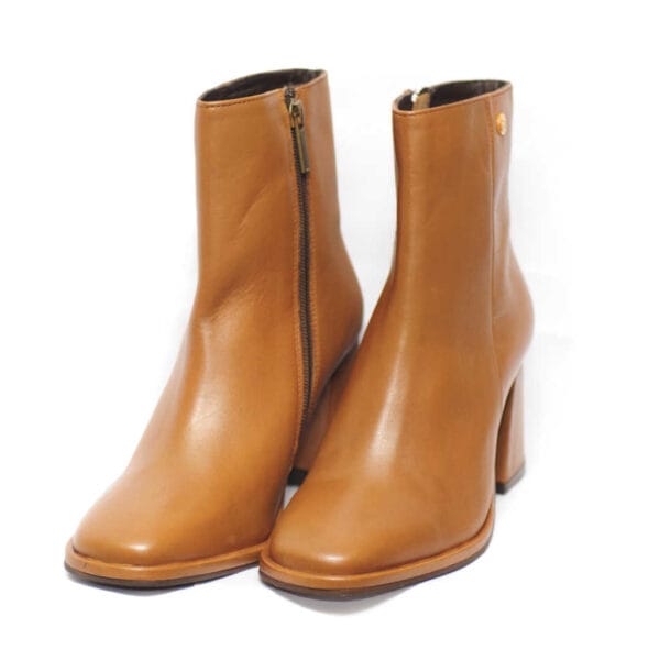 Top3 Shoes Γυναικεία Ταμπά Μποτάκια 23918