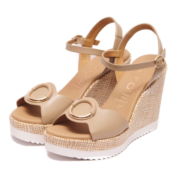 Repo Γυναικεία Μπεζ Πλατφόρμα – 52220