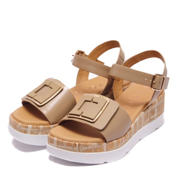 Repo Γυναικεία Μπεζ Πλατφόρμα – 50240