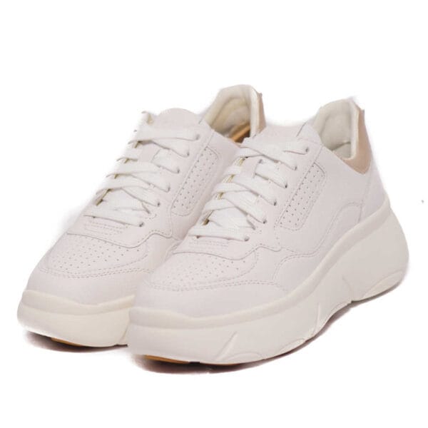 Geox Γυναικεία Άσπρα Sneakers D45nhb 046nf C1000