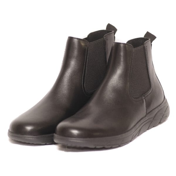 Geox Αντρικά Μαύρα Μποτάκια με Λάστιχο U36e1a 00043 C9999