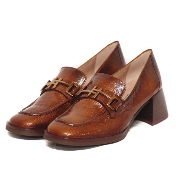 Hispanitas Γυναικεία Ταμπά Γόβα με Χρυσό Λογότυπο Hi243590