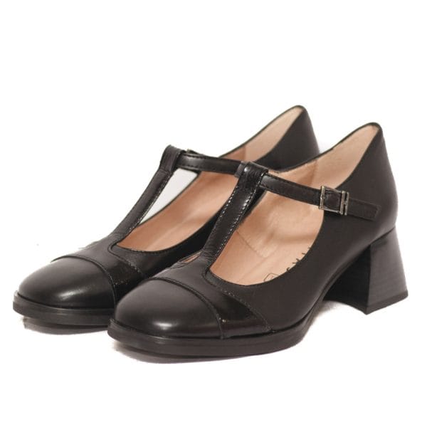 Hispanitas Γυναικεία Μαύρη Γόβα με Μπαρέτα Hi243595