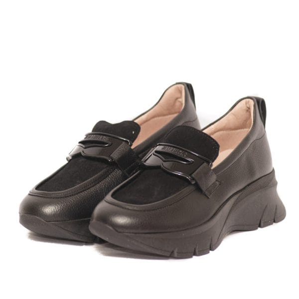 Hispanitas Γυναικεία Μαύρα Sneakers Μοκασίνια Hi243631