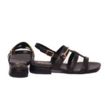 Alpe Γυναικεία Flat Πέδιλα με Χρυσή Αγκράφα – 5437 1305