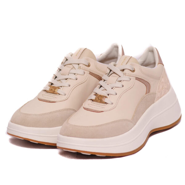Geox Γυναικεία Μπεζ Sneakers D46wtd 08504 C1122