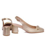 Gabriela Valeri Χρυσή Γόβα με Κόσμημα – 1122