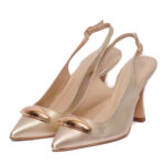 Gabriela Valeri Χρυσή Γόβα με Κόσμημα – 1143