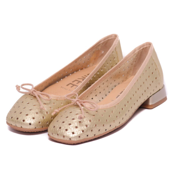 Desiree Γυναικεία Χρυσή Μπαλαρίνα – Dati17