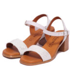 Eva Frutos Γυναικεία Άσπρα Πέδιλα – 3490