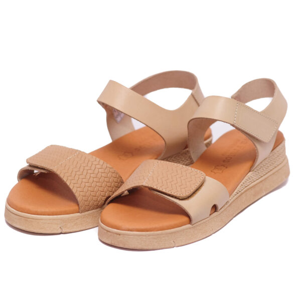 Eva Frutos Γυναικεία Σανδάλια με Αυτοκόλλητο – 5265