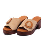 Eva Frutos Γυναικεία Καστορ Παντόφλα – 5611