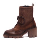 Hispanitas Γυναικεία Καφέ Μποτάκια Hi254281 – C004