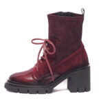 Hispanitas Γυναικεία Μπορντό Μποτάκια Hi254281 – C002