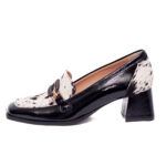 Gabriela Valeri Handcrafted Μαύρη Pony Γόβα – 1226