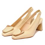 Hispanitas Γυναικεία Cream Slingback Γόβες HV264762 - Image 2