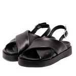 Geox Γυναικεία Πέδιλα Μαύρα D65ARA 000TU C9999 - Image 2