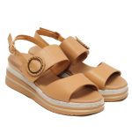 REPO 18209 Δερμάτινα Ανατομικά Πέδιλα με Αυτοκόλλητο Ρύθμισης - Image 2