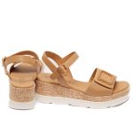 REPO 50237 Δερμάτινα Ανατομικά Πέδιλα με Ρυθμιζόμενο Αυτοκόλλητο - Image 3