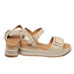 REPO 19211 Δερμάτινα Πέδιλα-Πλατφόρμες με Ρυθμιζόμενο Αυτοκόλλητο - Image 3