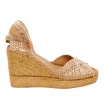 Vidorreta Γυναικείες Χρυσές Εσπαντρίγιες Peep-Toe