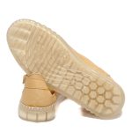 MAGO Γυναικεία Ανατομικά Μοκασίνια 016516 – Κρεμ με Cut-out Σχέδιο & Velcro - Image 3