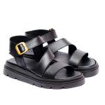 Commanchero Γυναικεία Σανδάλια Flatforms Μαύρα - 51268 721 - Image 2