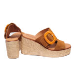 Eva Frutos Γυναικεία Καστόρινα Mules Πλατφόρμες 5846 - Image 3