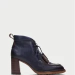 Hispanitas HI265065 Γυναικείο Navy Blue Μποτάκι με Κορδόνια