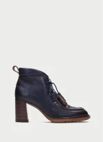 Hispanitas HI265065 Γυναικείο Navy Blue Μποτάκι με Κορδόνια