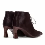 Hispanitas HI264960 Γυναικείο Μποτάκι Espresso με Pony Hair - Image 4