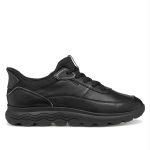 Geox Γυναικεία Μαύρα Spherica Sneakers Fast In D567MB 00085 C9999