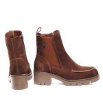 Hispanitas Γυναικεία Καφέ Chunky Chelsea Μποτάκια - HI265100 - Image 3