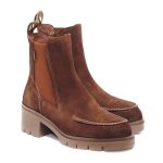 Hispanitas Γυναικεία Καφέ Chunky Chelsea Μποτάκια - HI265100 - Image 2