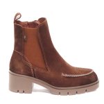 Hispanitas Γυναικεία Καφέ Chunky Chelsea Μποτάκια - HI265100