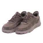 Geox Spherica Ανδρικά Δερμάτινα Sneakers Γκρι U56MPA 08522 C1115 - Image 2
