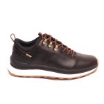 Geox Spherica 4x4 Ανδρικά Δερμάτινα Αδιάβροχα Sneakers Σκούρο Καφέ U56HMA 000FF C6006